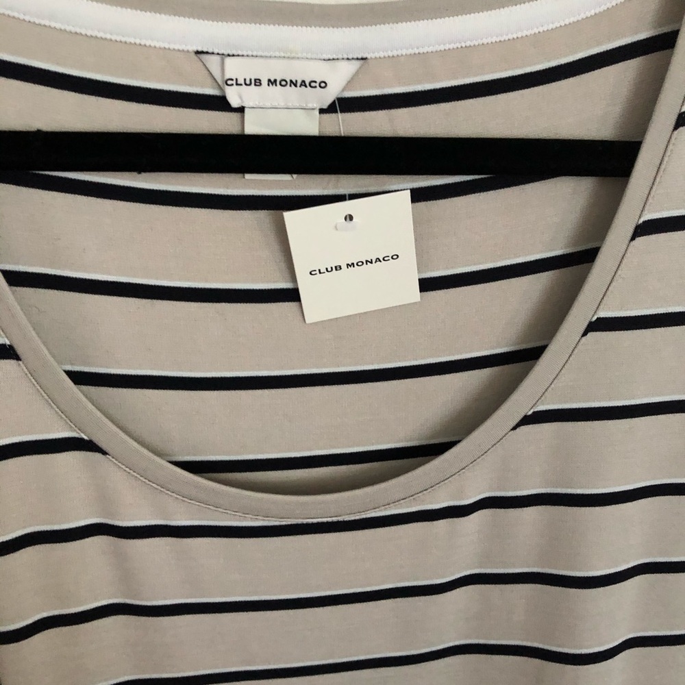 NWT Club Monaco Scoop Neck Dress - Picture 3 of 6